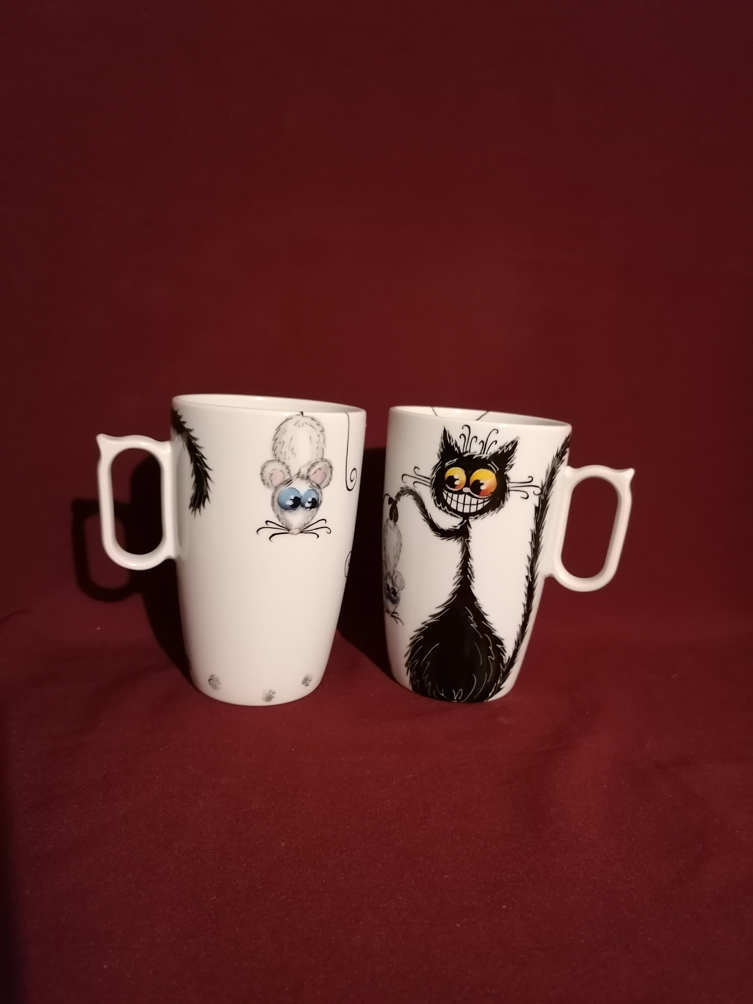 cicás mintájú bögre