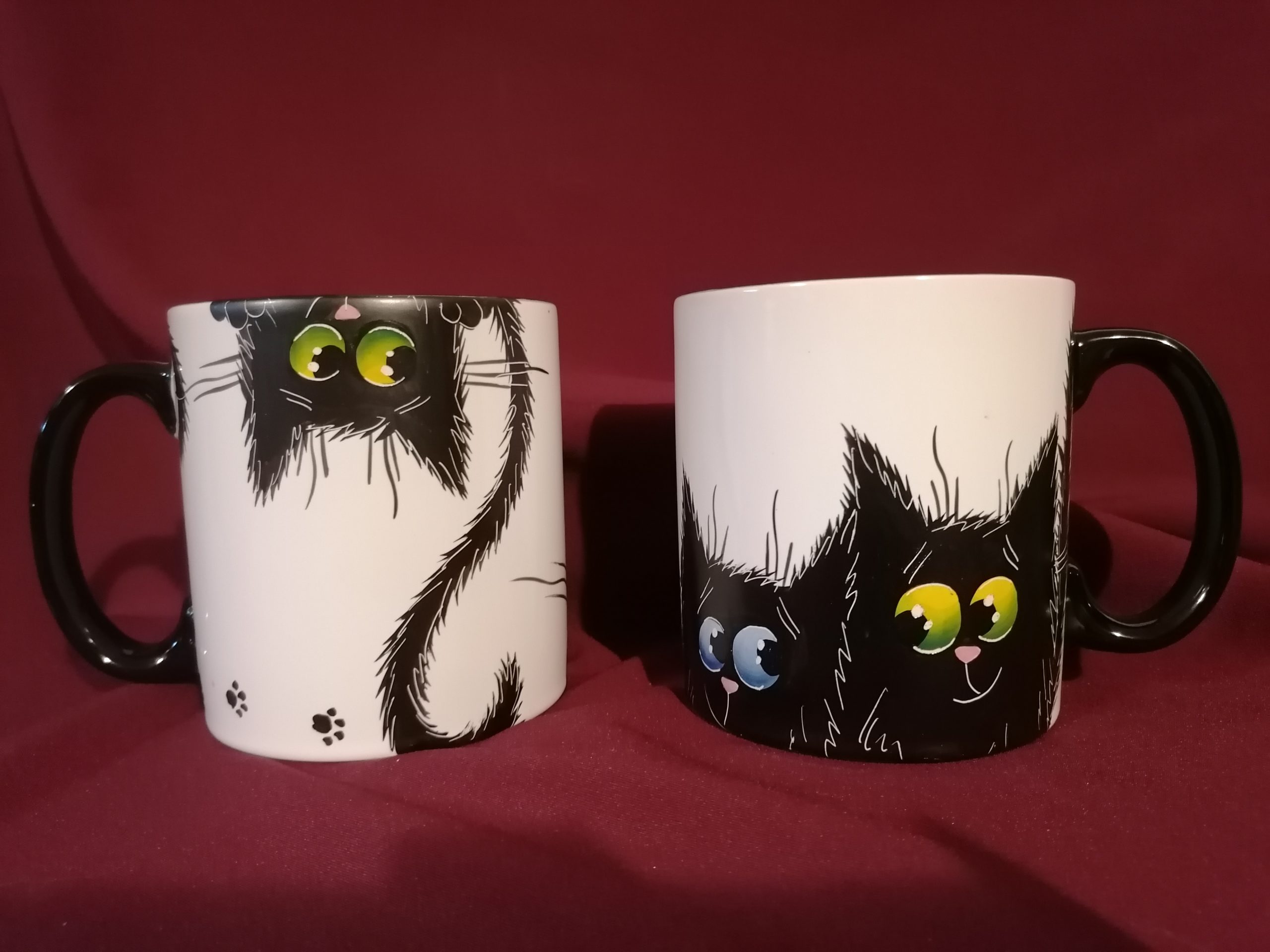 macskás óriás bögre