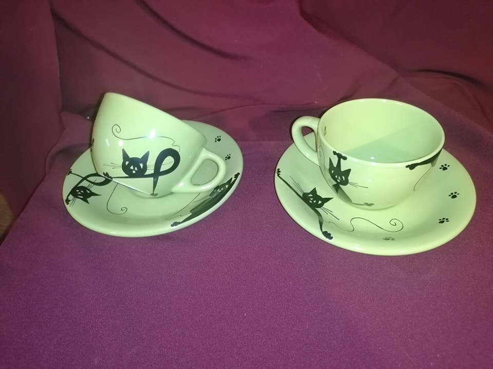 cicás kávés szett