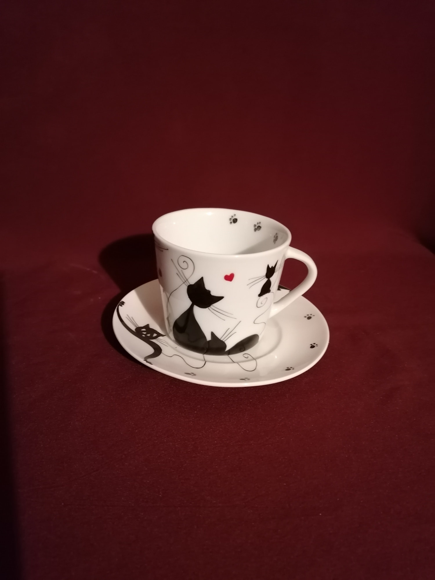 Macskás mokkás szett