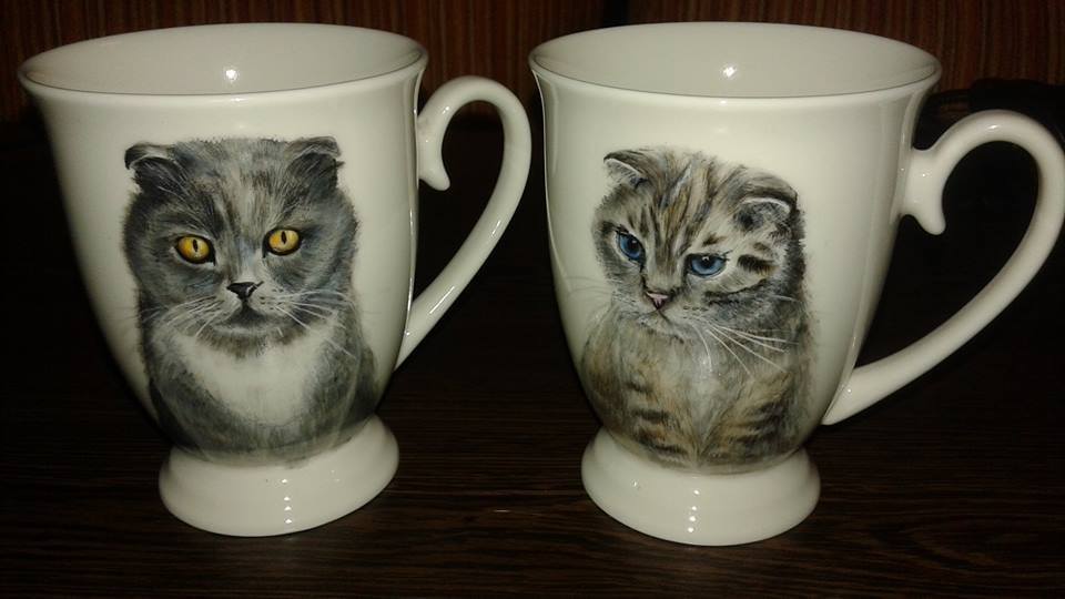 egyedi Macskás portré ajándékba