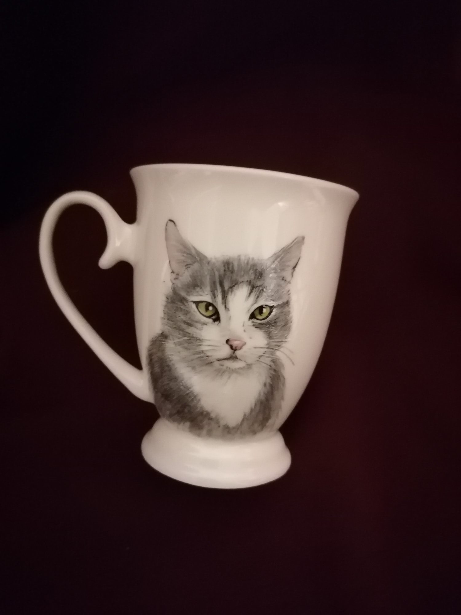 Egyedi cica portrés bögre, kézzel festve - Image 6