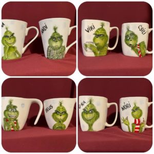 karácsonyi Grincses bögre