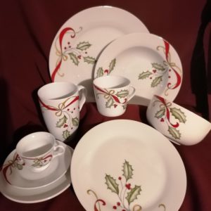 karácsonyi étkészlet