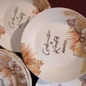 Esküvői köszönetajándék vendégeknek egyedi mintával