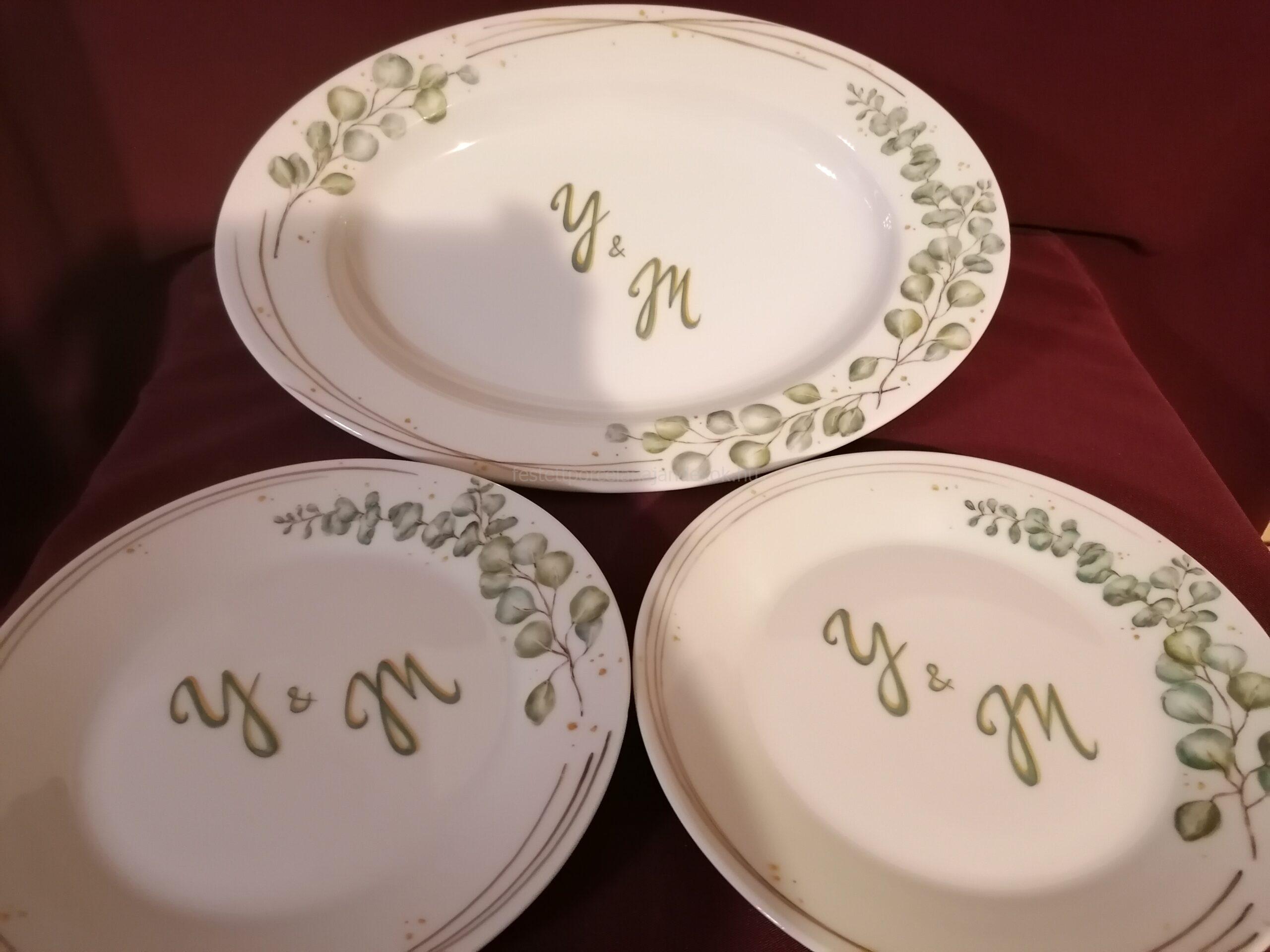 Nászajándék porcelán szett