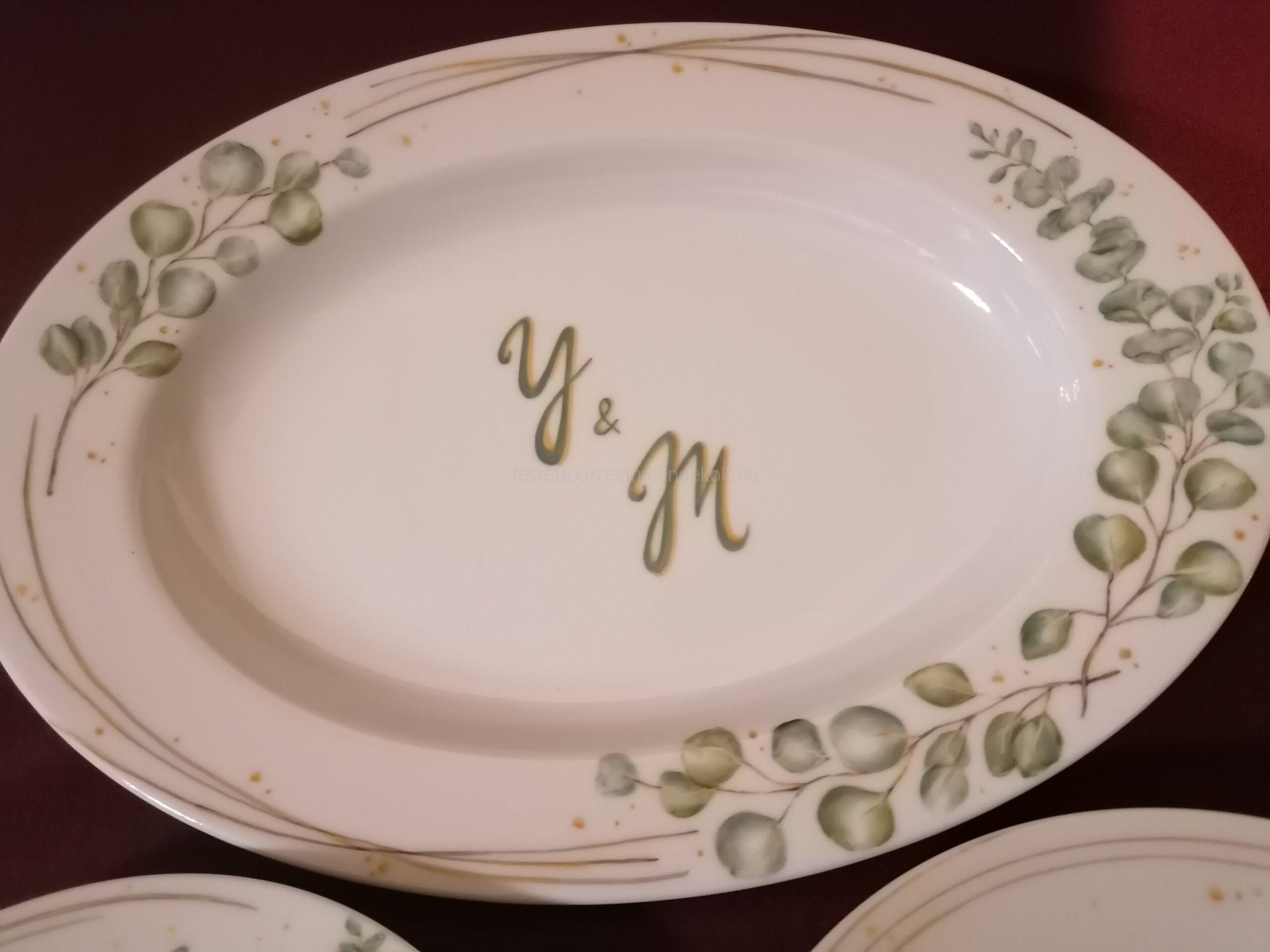 Nászajándék porcelán szett