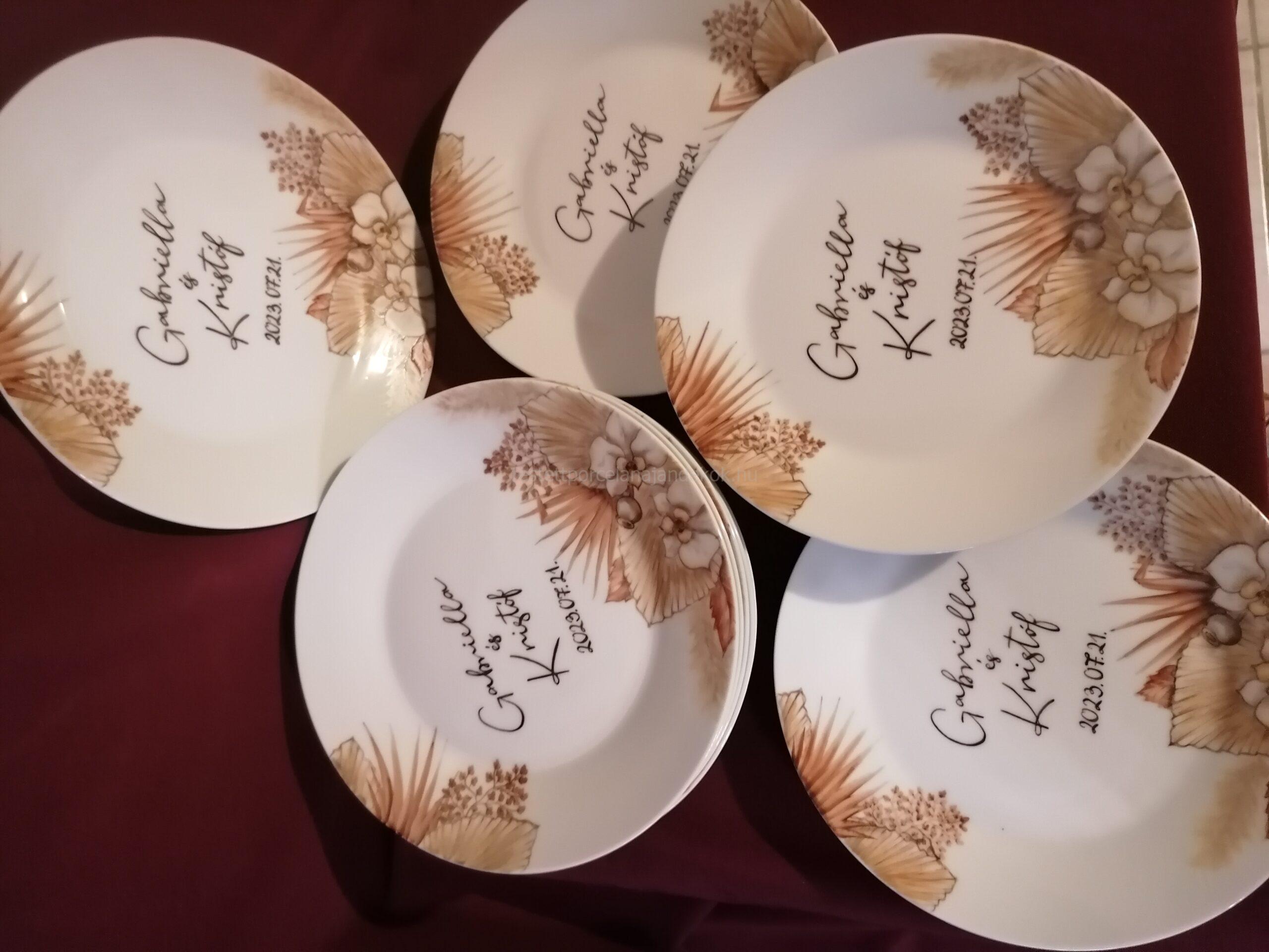 Esküvői köszönetajándék vendégeknek egyedi mintával