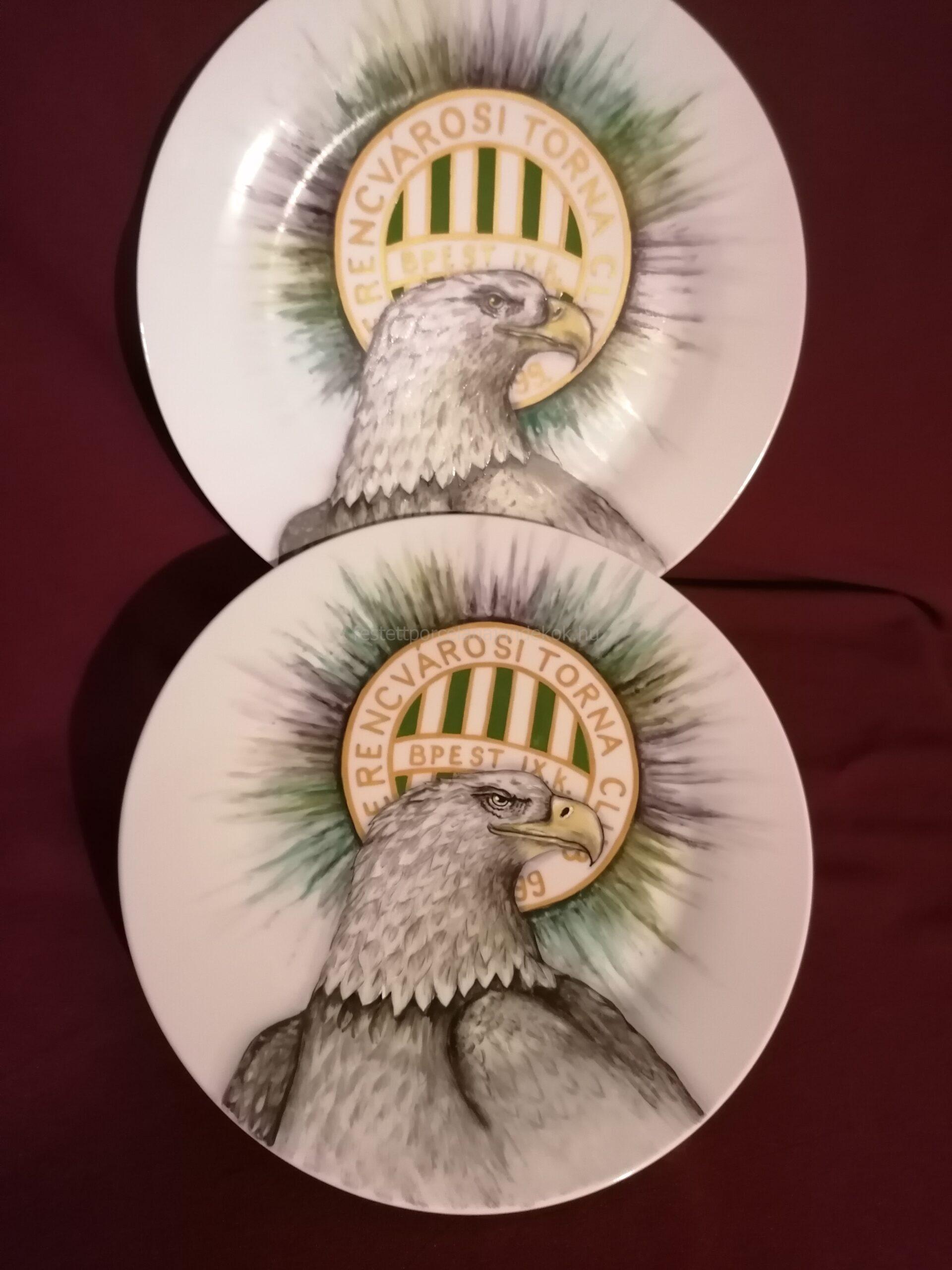 Fradis tányér egyedi mintával