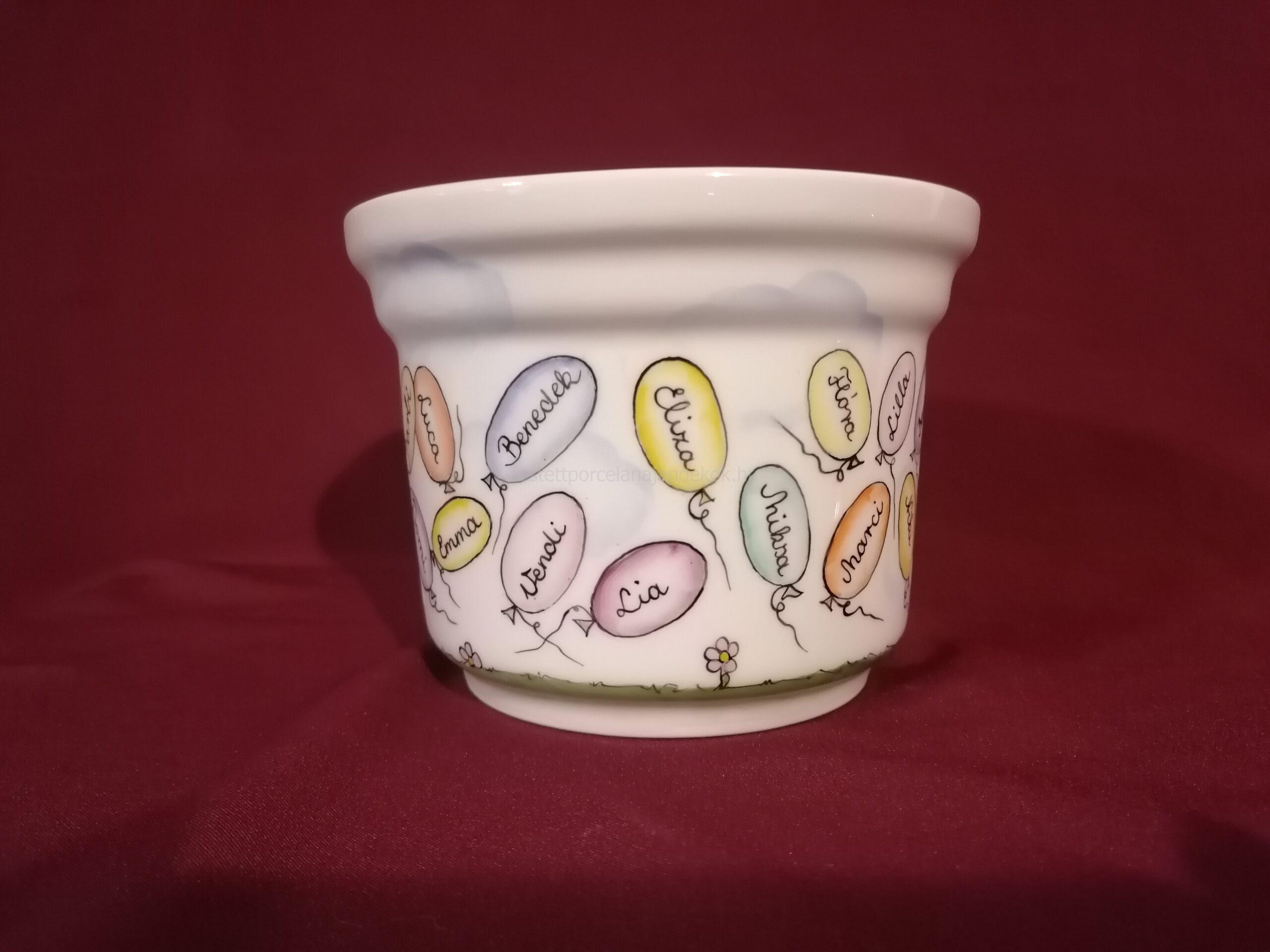 festett kaspó ballagásra