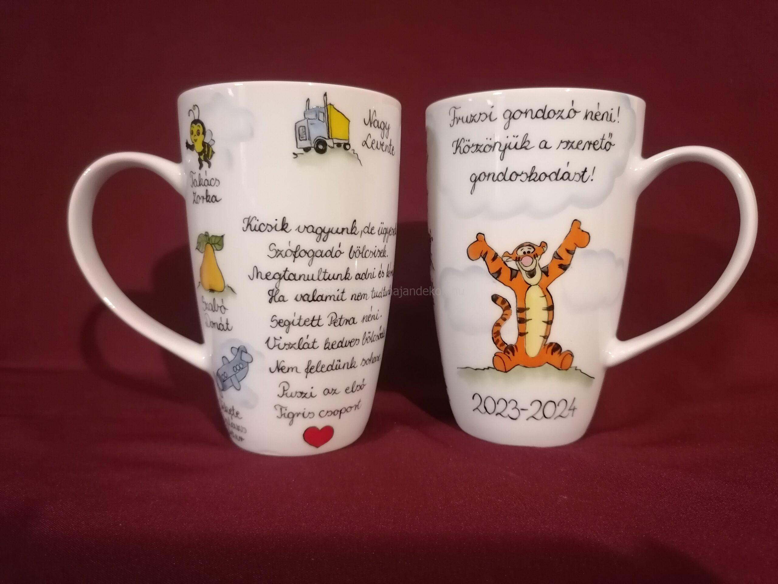 festett bögre ballagásra