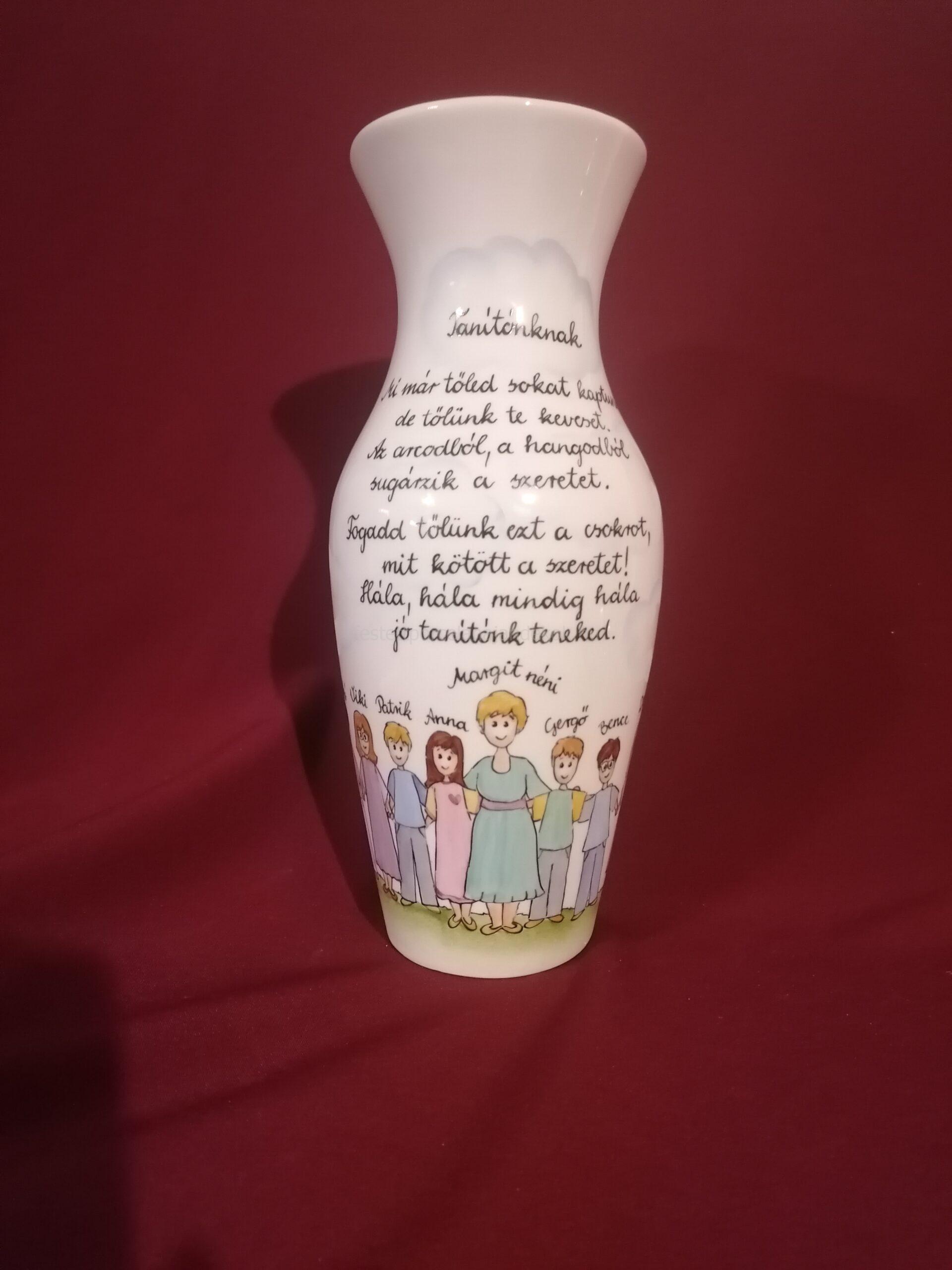 festett váza ballagásra