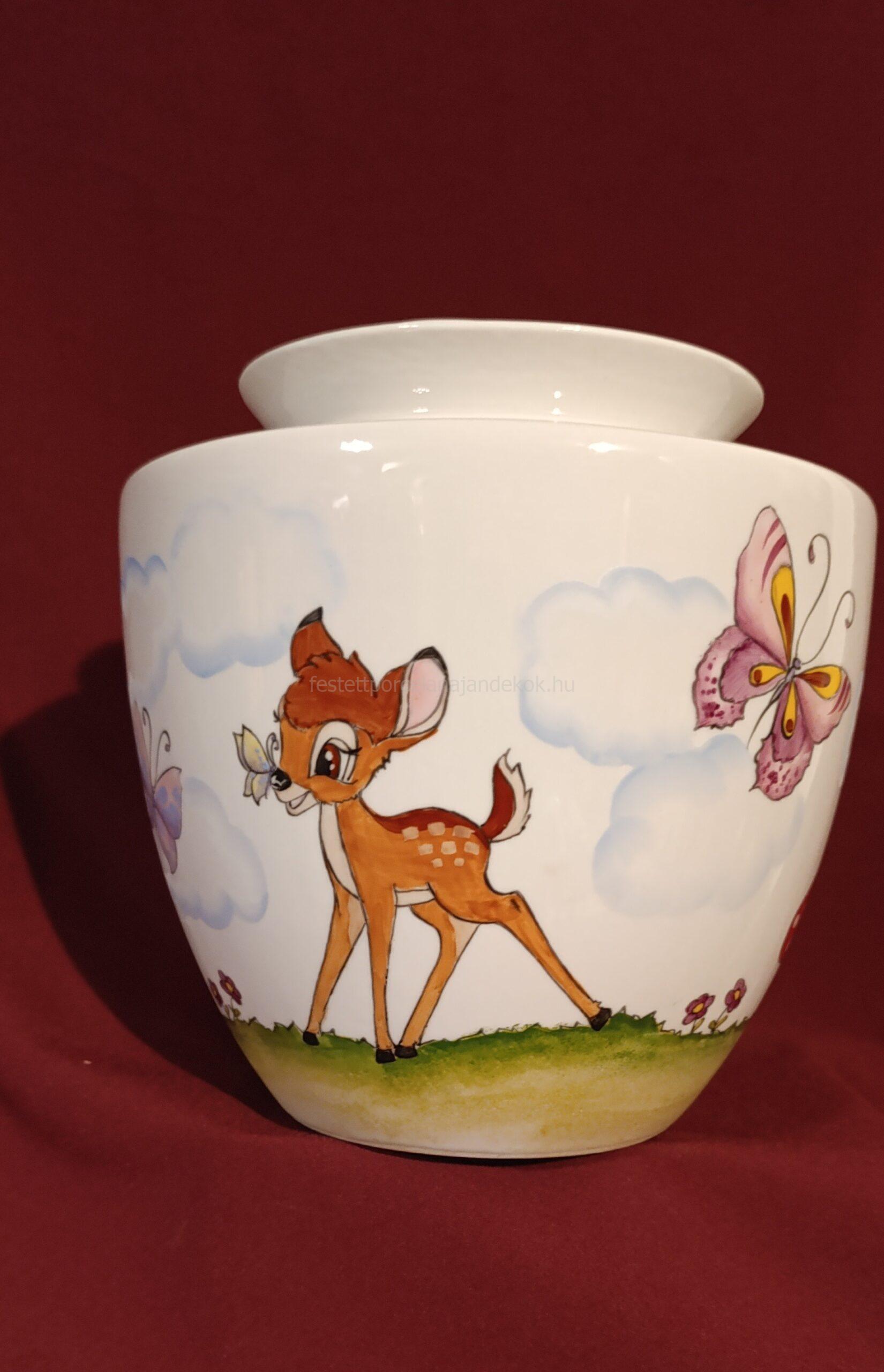 Óvodai, bölcsődei ballagásra porcelán váza 20 cm-es - Image 2